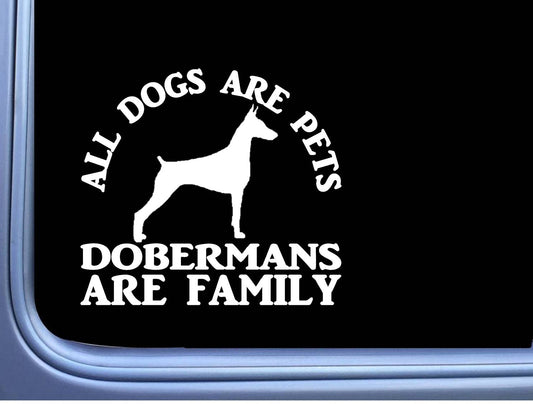 Doberman Vinyl Decal – 6 Inch