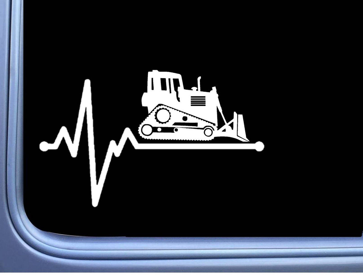 Bulldozer Lifeline Vinyl Decal – 6 Inch