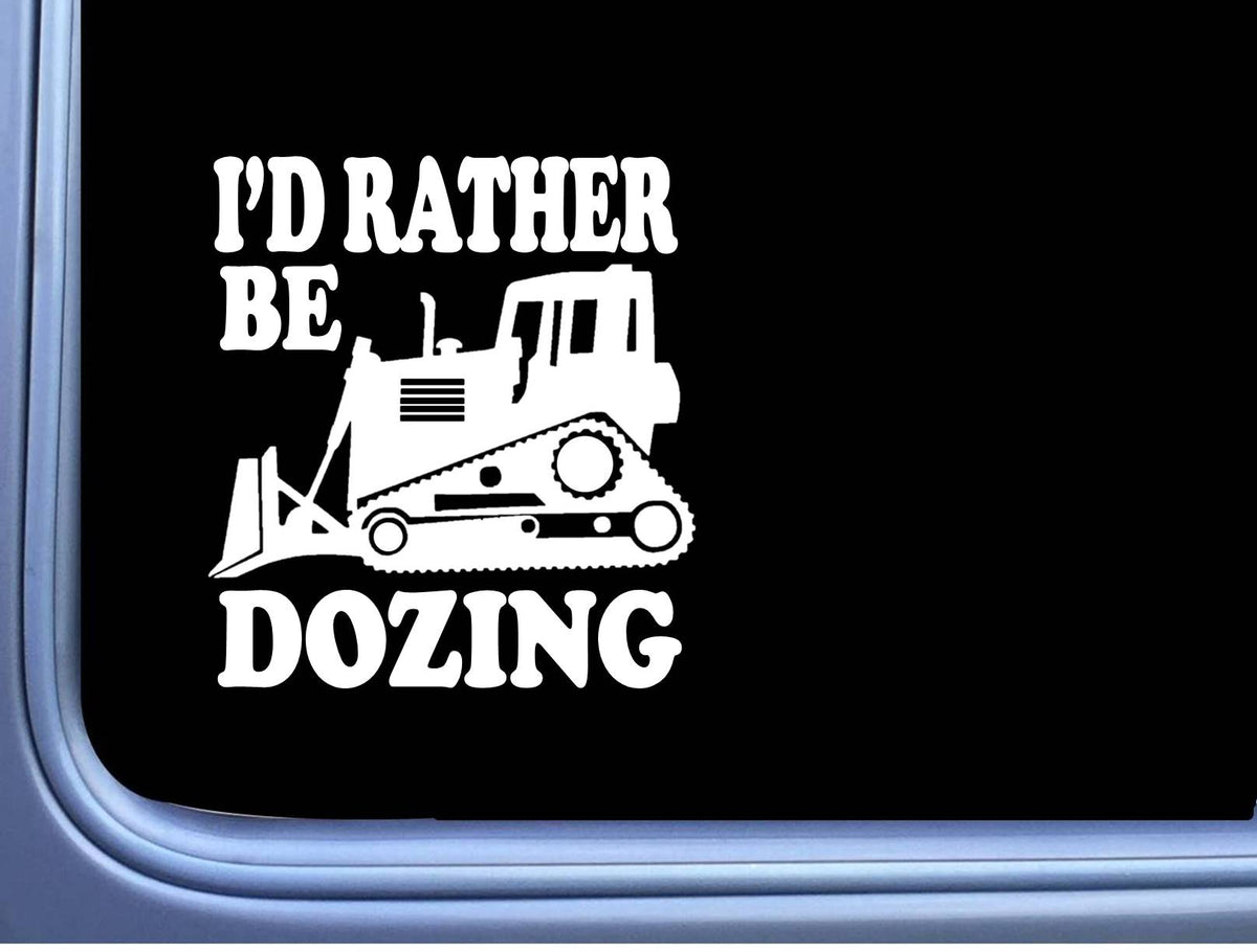 Bulldozer Vinyl Decal – 6 Inch