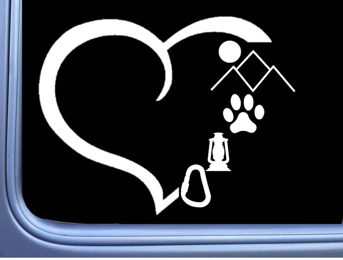 Custom Camping Vinyl Decal – 6 Inch