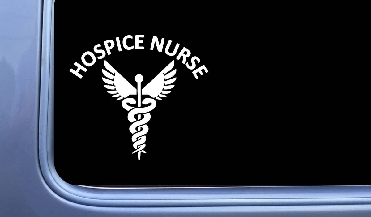 Hospice Nurse Vinyl Decal – 6 Inch
