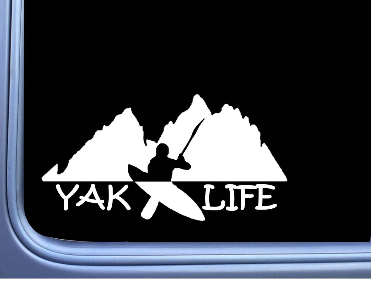 Kayak Life Vinyl Decal – 6 Inch