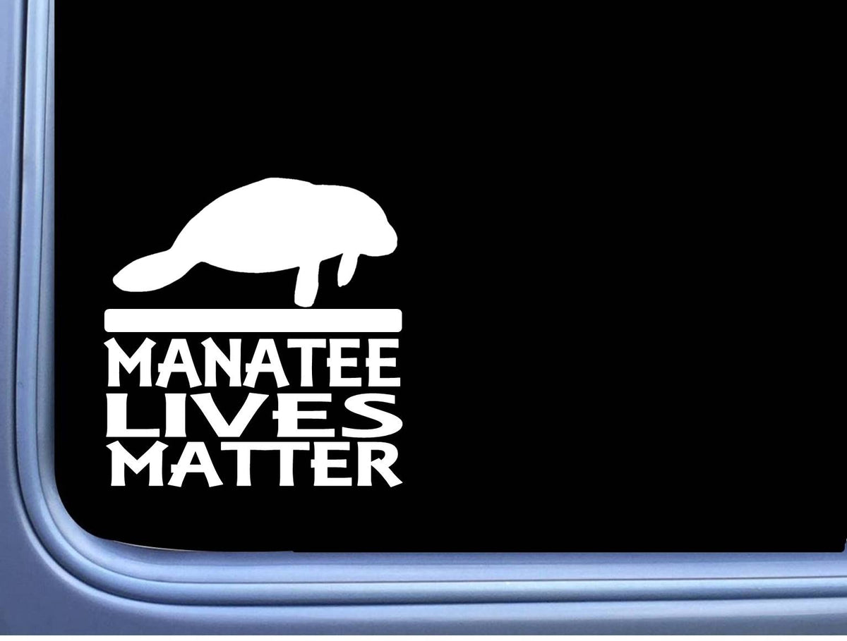 Manatee Lives Matter Vinyl Decal – 6 Inch