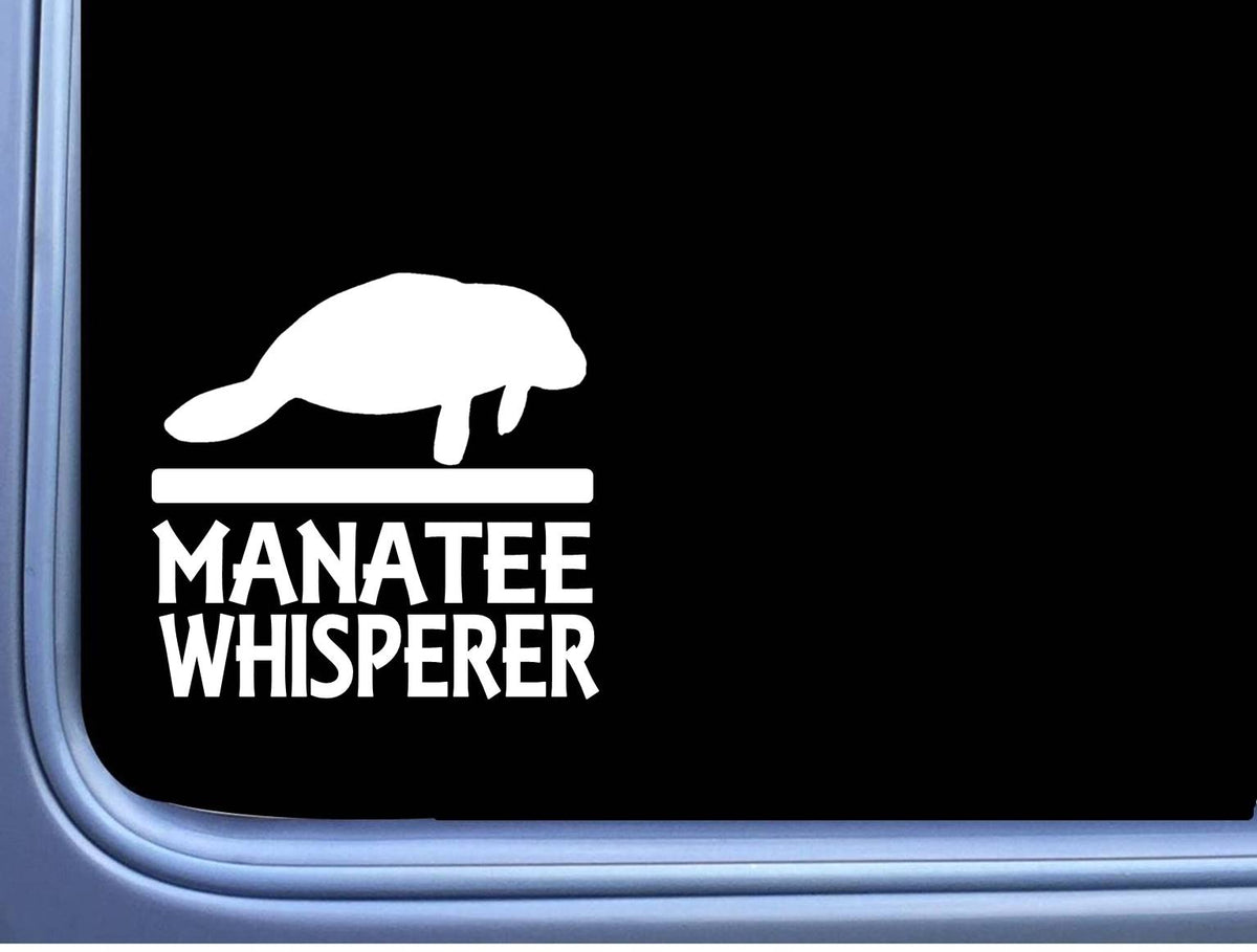 Manatee Whisperer Vinyl Decal – 6 Inch