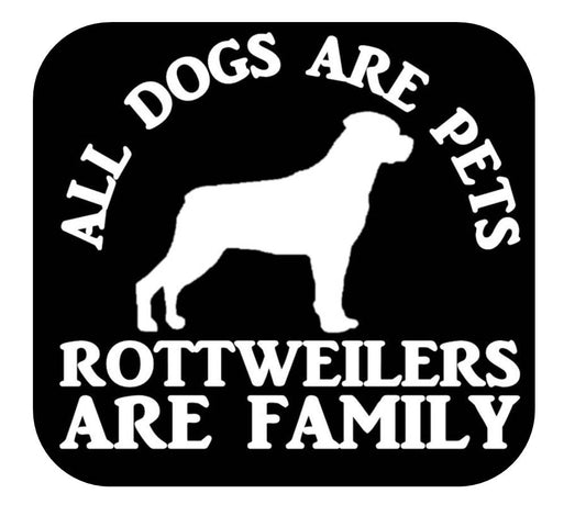 Rottweiler Vinyl Decal – 6 Inch