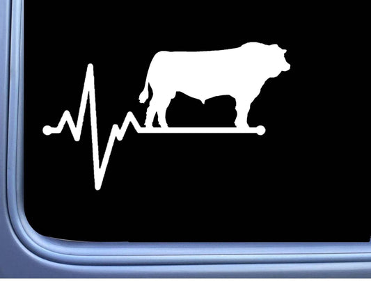 Simmental Lifeline Bull Vinyl Decal – 6 Inch