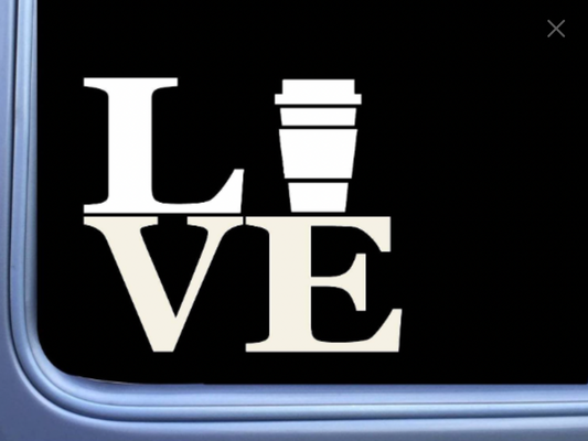 Coffee Love Vinyl Decal