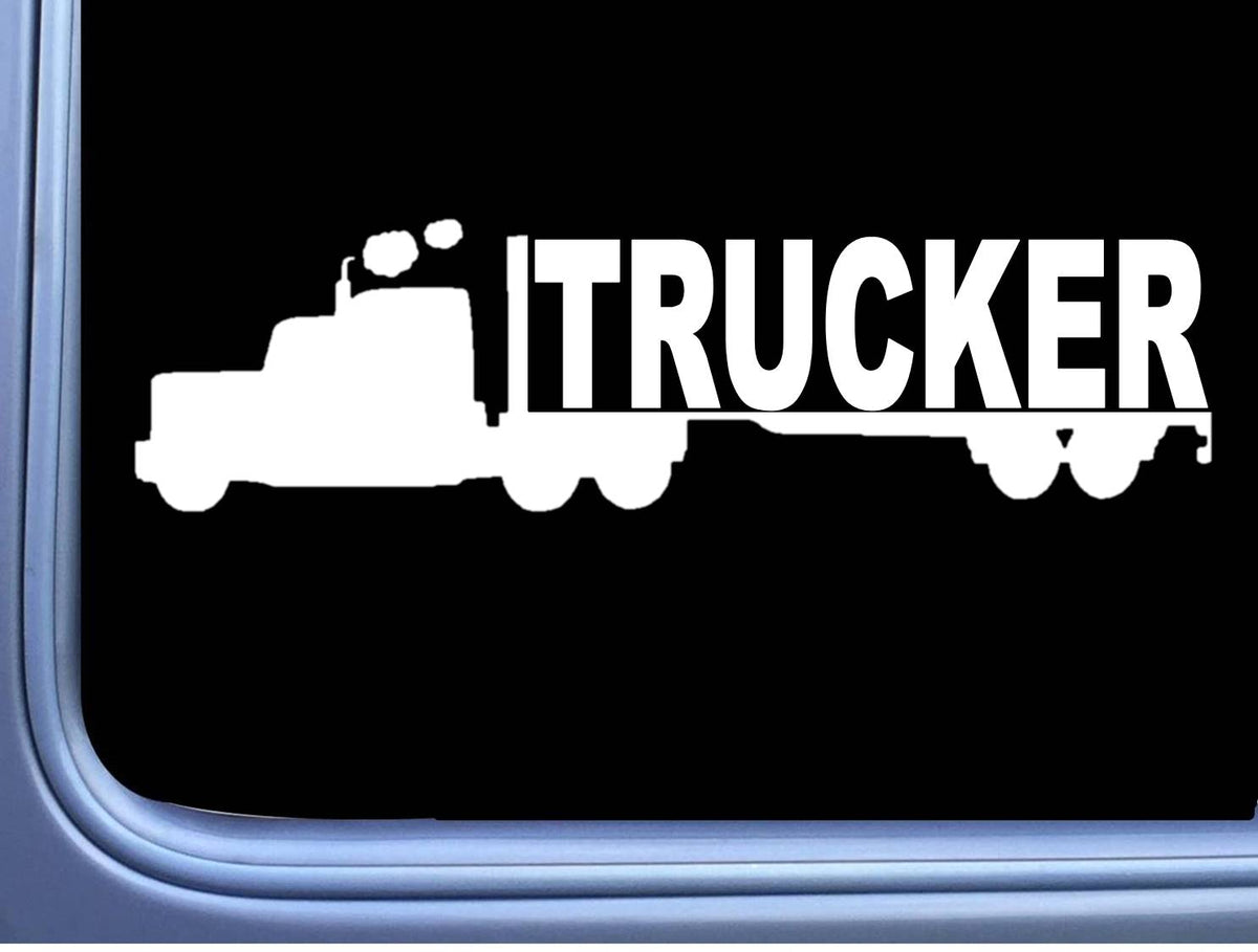 Trucker Vinyl Decal – 8 Inch