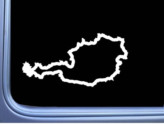 Austria Country Vinyl Decal – 6 Inch