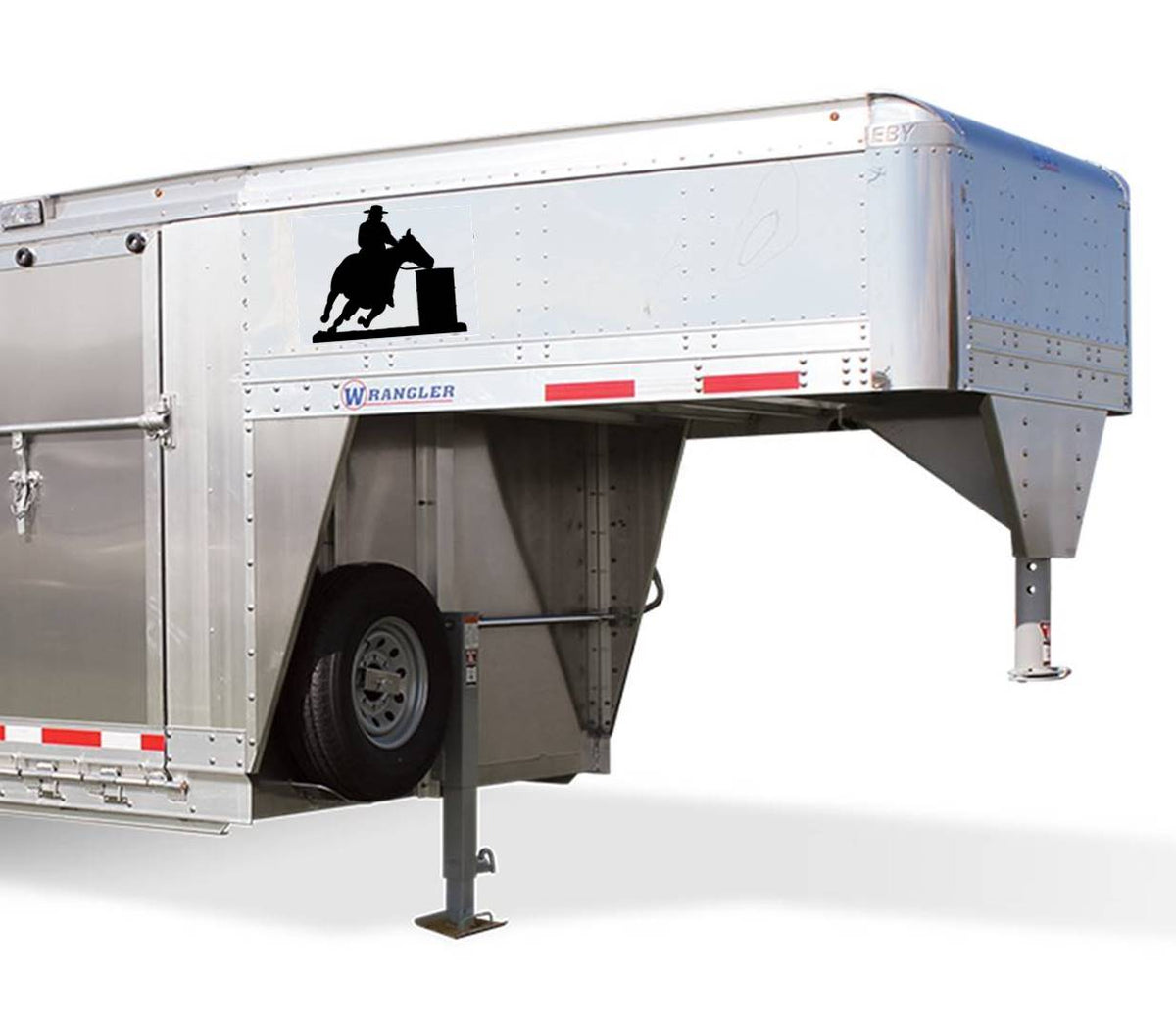 Barrel Horse Vinyl Decal – 12 Inch