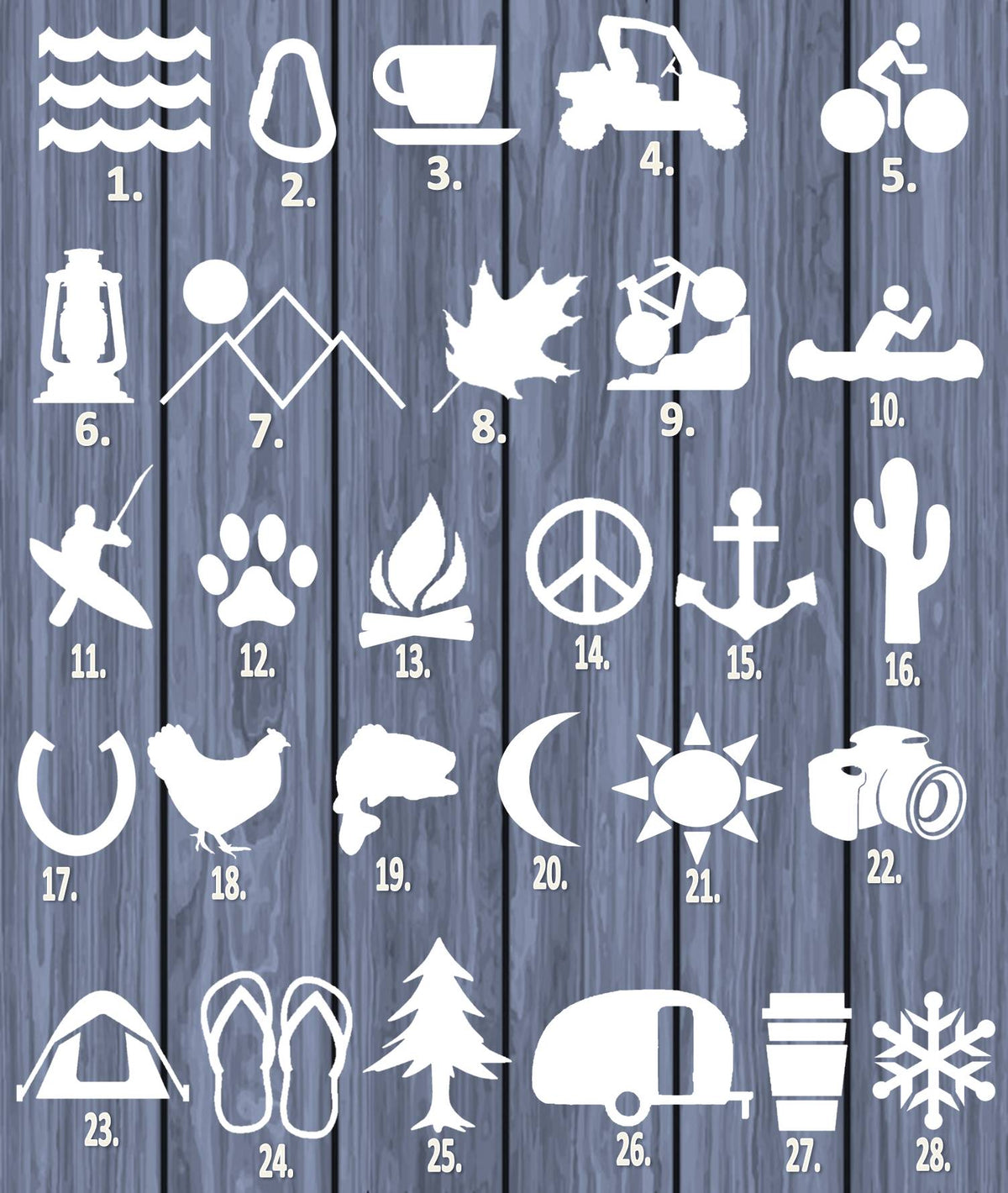 Love Camping Vinyl Decal – 8 Inch