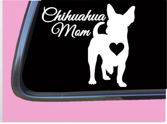 Chihuahua Mom Vinyl Decal – 6 Inch