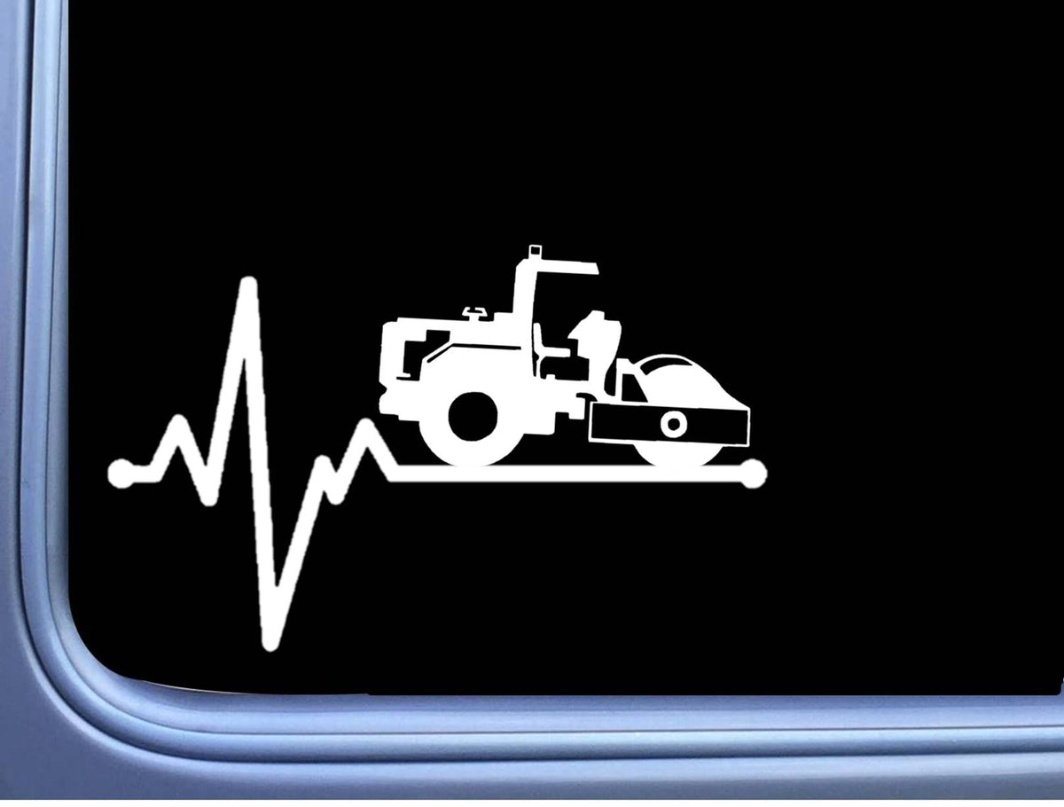 Compactor Vinyl Decal – 8 Inch