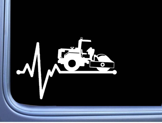 Compactor Vinyl Decal – 8 Inch