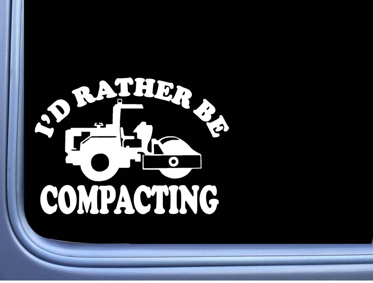 Compactor Vinyl Decal – 6 Inch