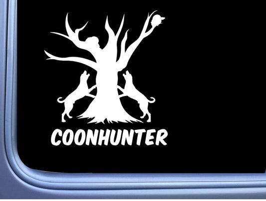 Coonhunter Vinyl Decal – 6 Inch