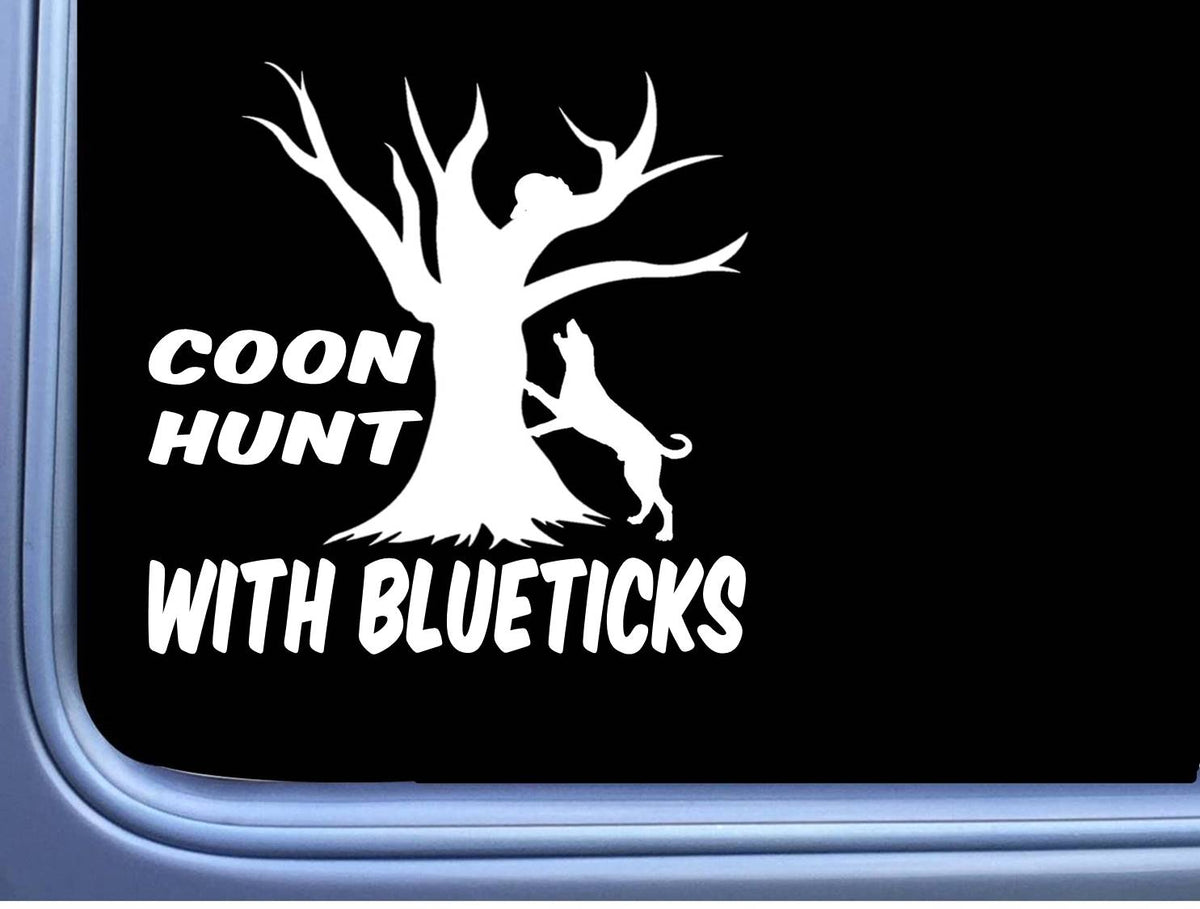 Bluetick Coonhound Vinyl Decal – 6 Inch