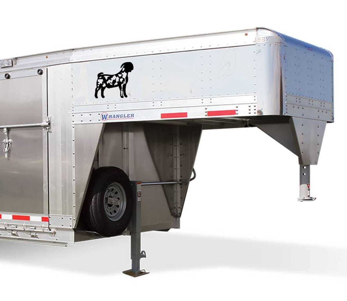 Dapple Boer Goat Vinyl Decal – 12 Inch