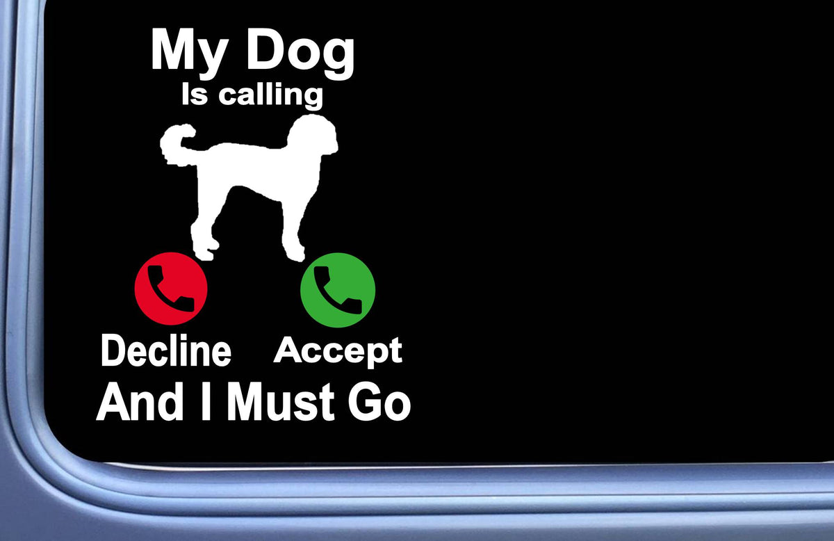 Doodle Is Calling Vinyl Decal – 6 Inch