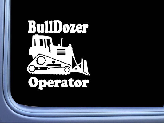 Bulldozer Vinyl Decal – 6 Inch