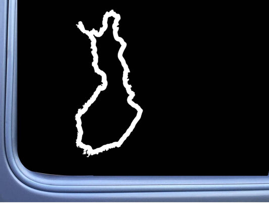 Finland Country Vinyl Decal – 6 Inch