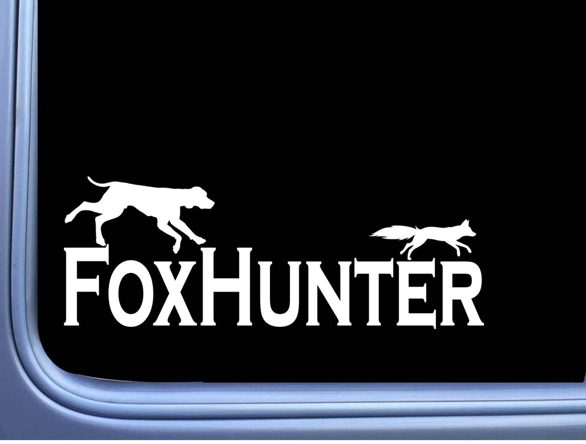 Foxhunter Vinyl Decal – 8 Inch