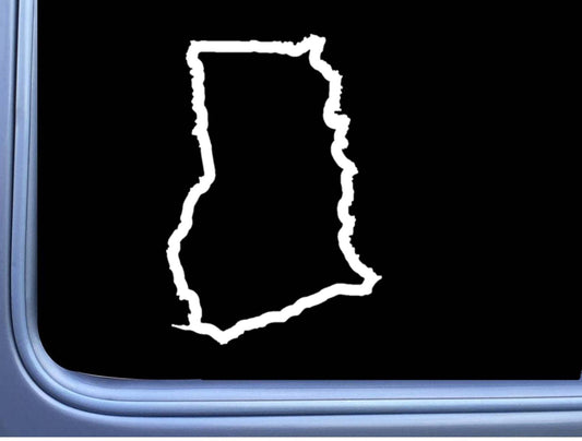 Ghana Vinyl Decal – 6 Inch