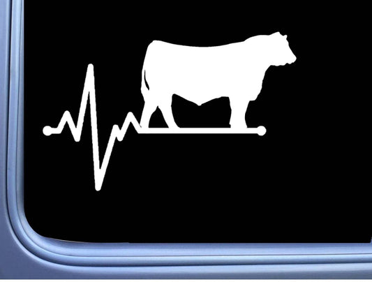 Hereford Lifeline Bull Vinyl Decal – 6 Inch