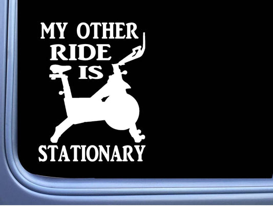 Stationary Bike Vinyl Decal – 6 Inch