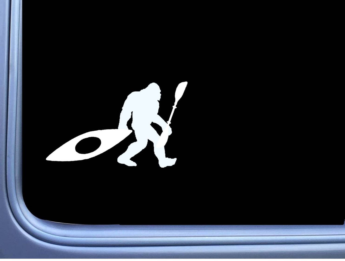 Bigfoot Kayak Vinyl Decal – 6 Inch