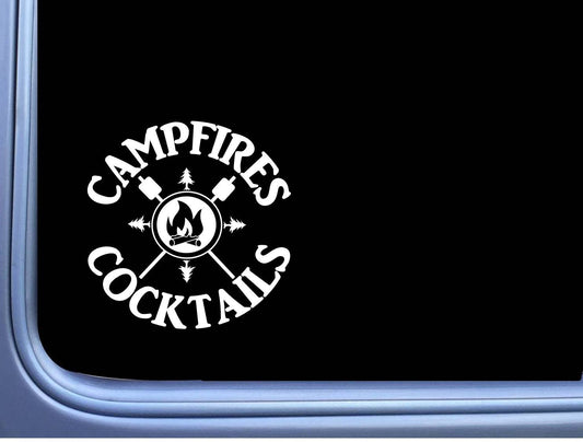 Campfires Vinyl Decal – 6 Inch