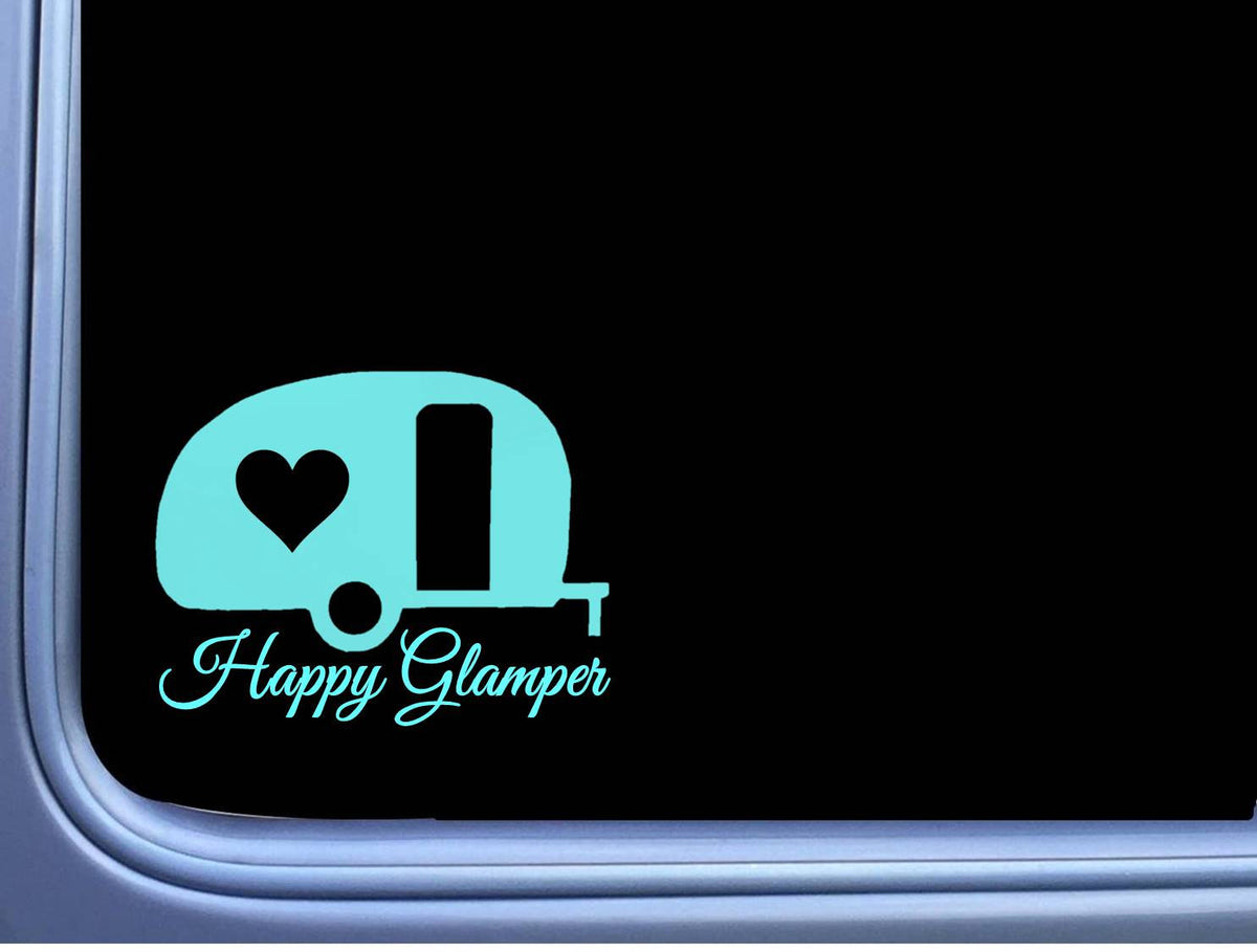 Glamping Vinyl Decal – 6 Inch
