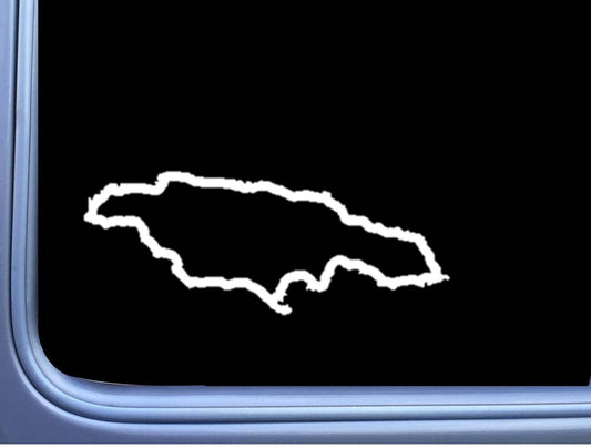 Jamaica Vinyl Decal – 8 Inch