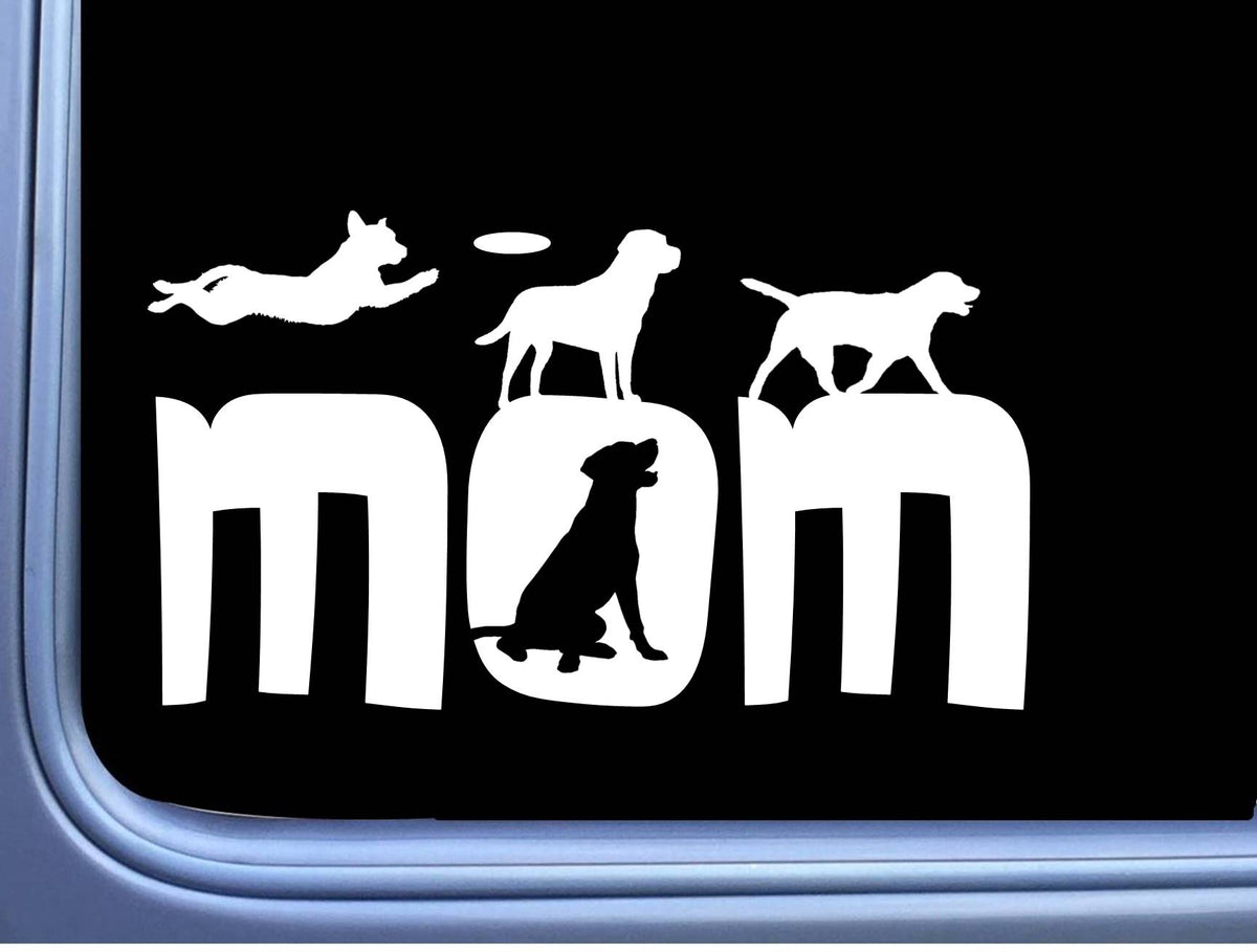 Labrador Mom Vinyl Decal – 8 Inch