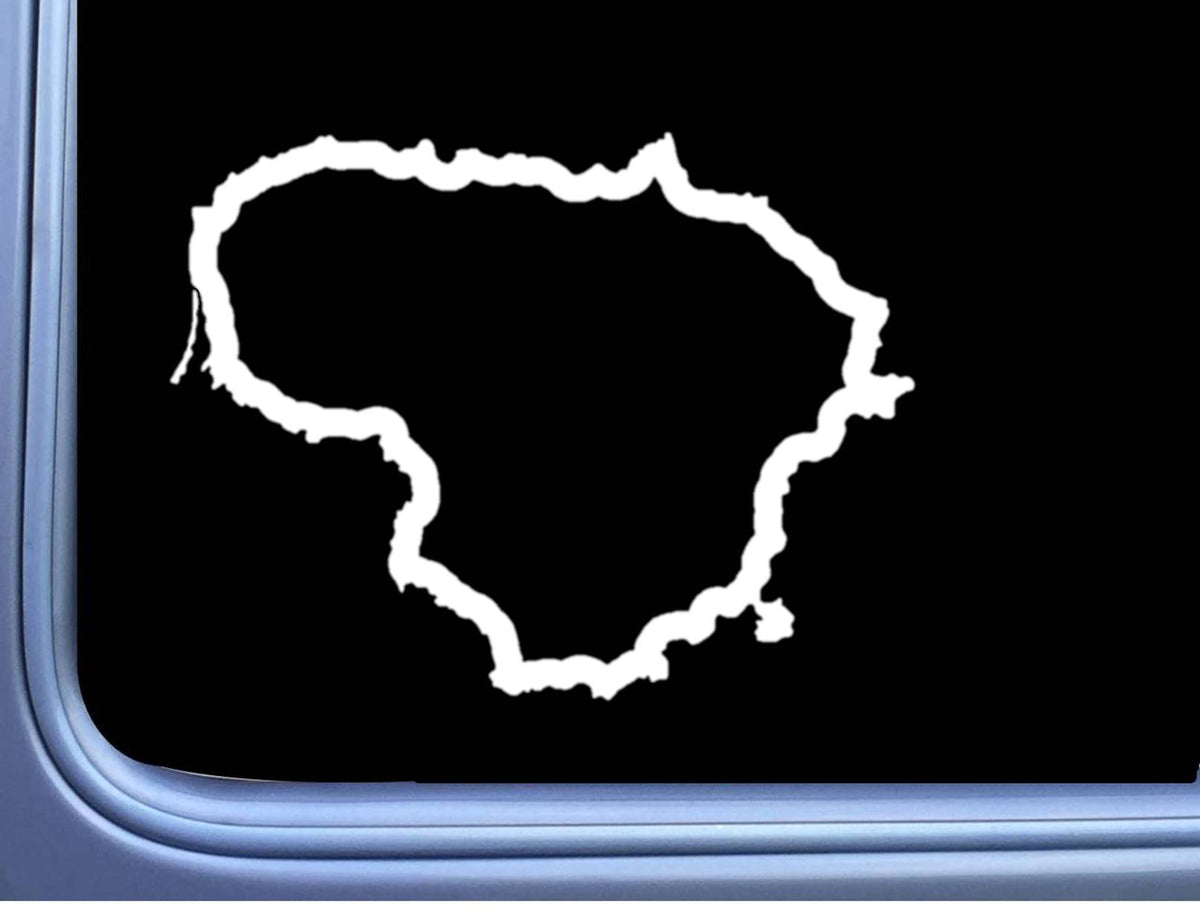 Lithuania Country Vinyl Decal – 6 Inch