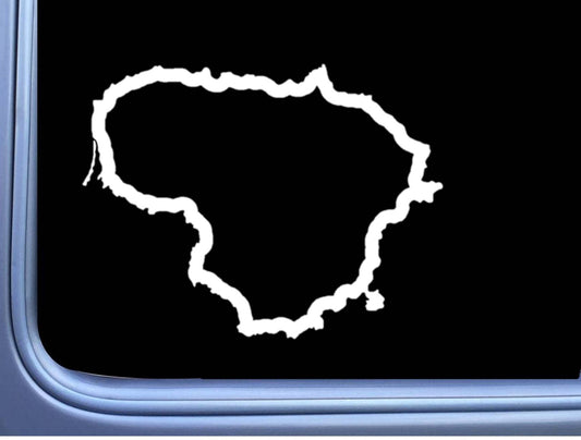 Lithuania Country Vinyl Decal – 6 Inch