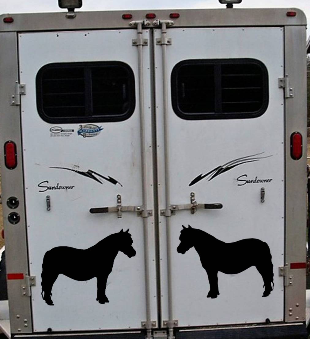 Mini Horses Vinyl Decal