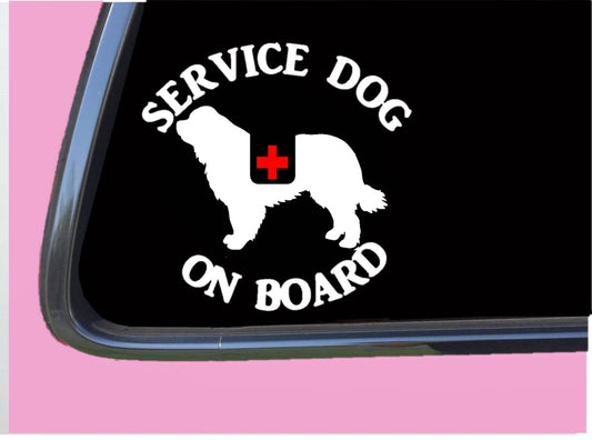 Service Dog Newfoundland Vinyl Decal – 6 Inch