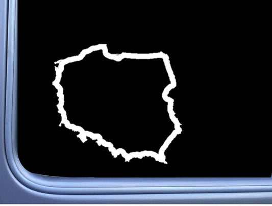 Poland Vinyl Decal – 6 Inch