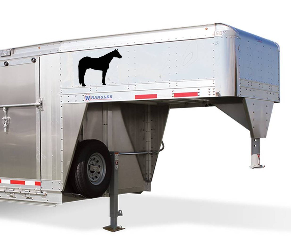 2 Large Quarter Horse Vinyl Decal – 12.5 Inch
