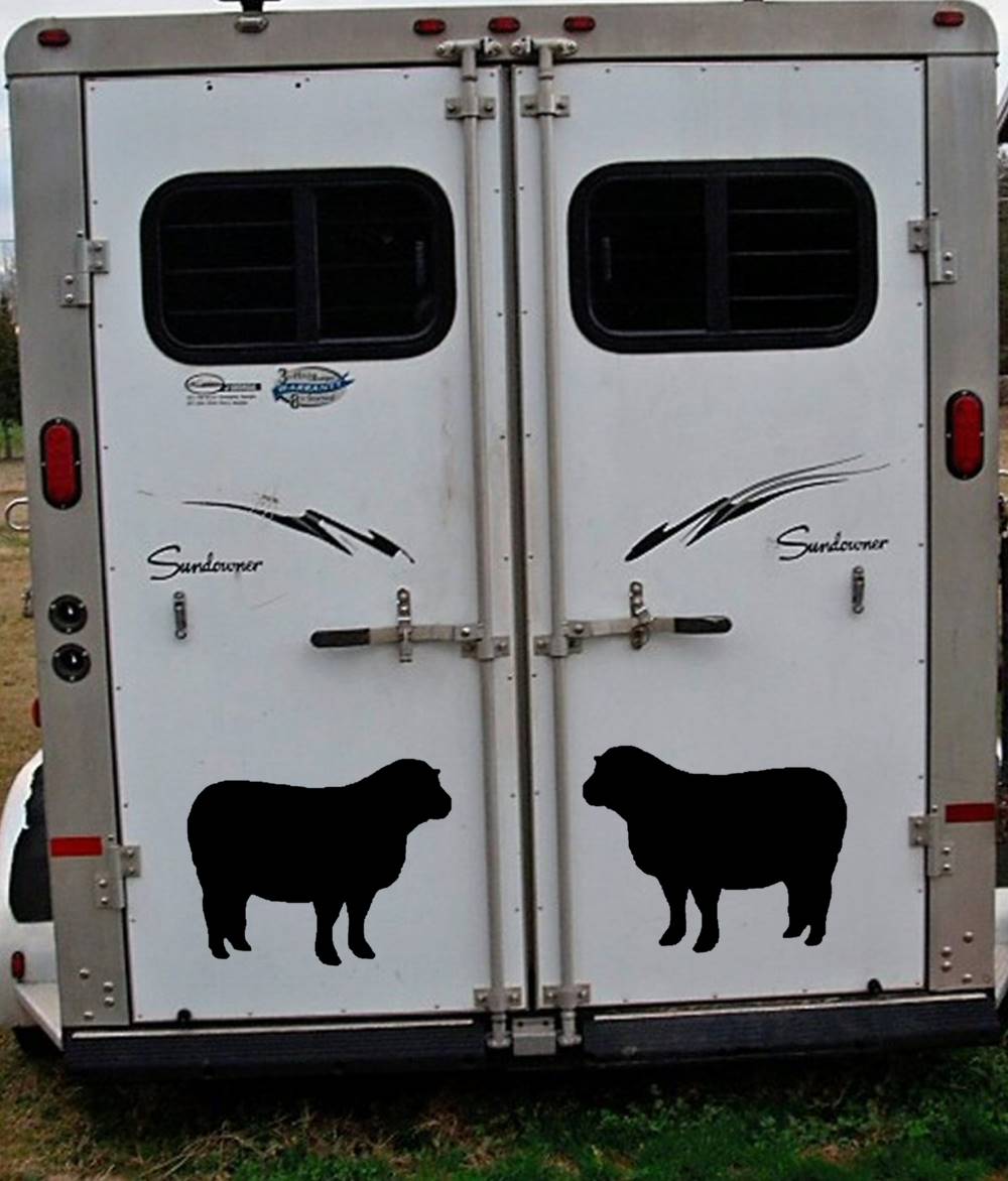 Sheep Vinyl Decal – 12 Inch