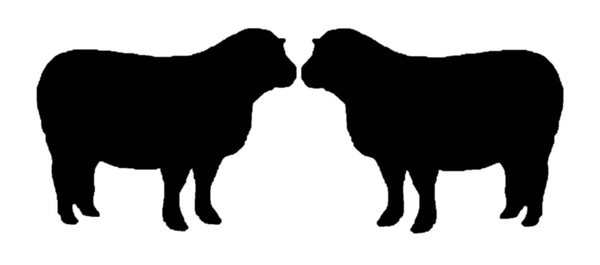 Sheep Vinyl Decal – 12 Inch