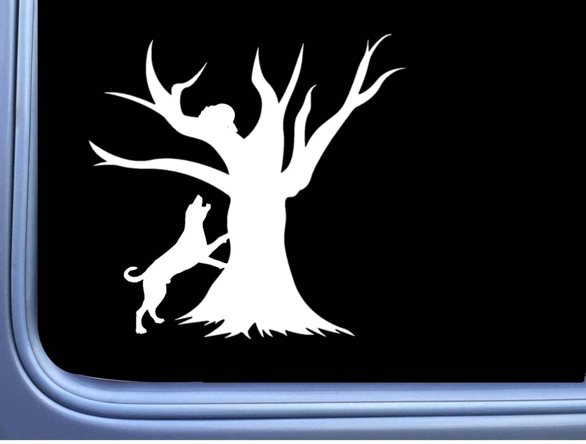 Treeing Coonhound Vinyl Decal – 6 Inch