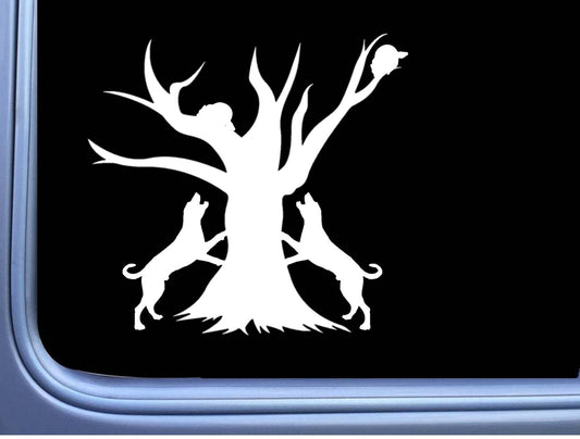 Treeing Coonhounds Vinyl Decal – 6 Inch