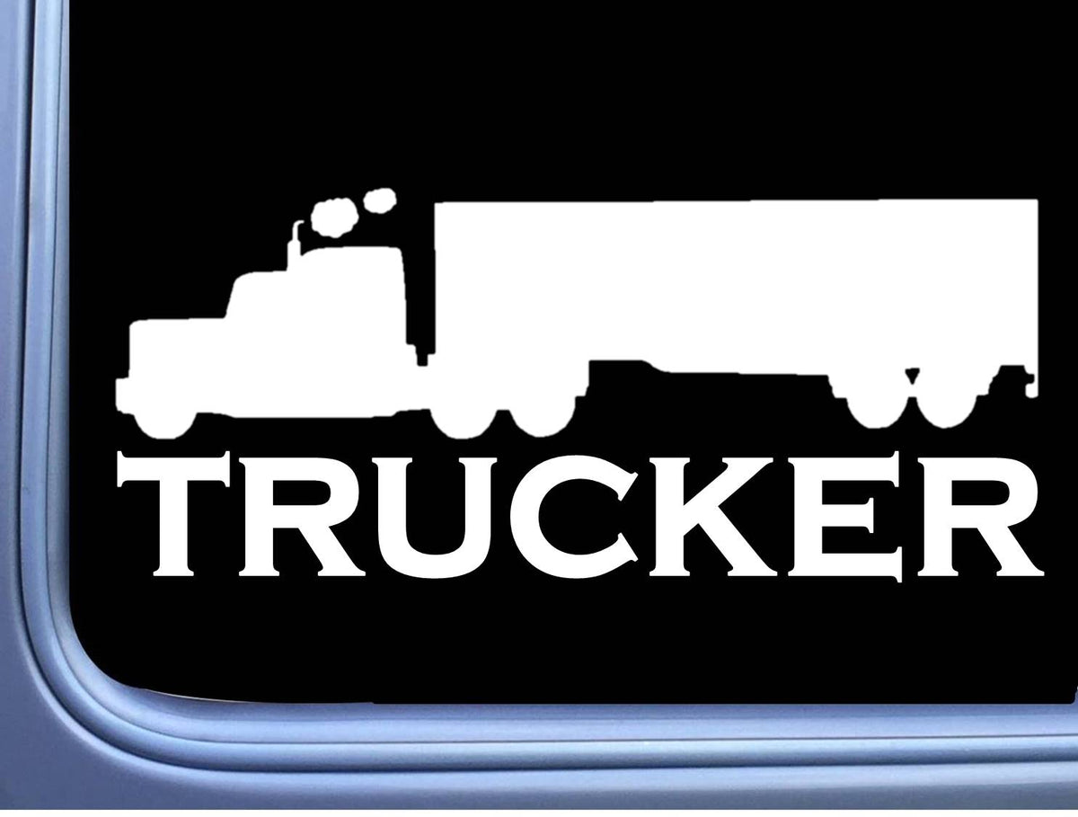 Trucker Vinyl Decal – 8 Inch