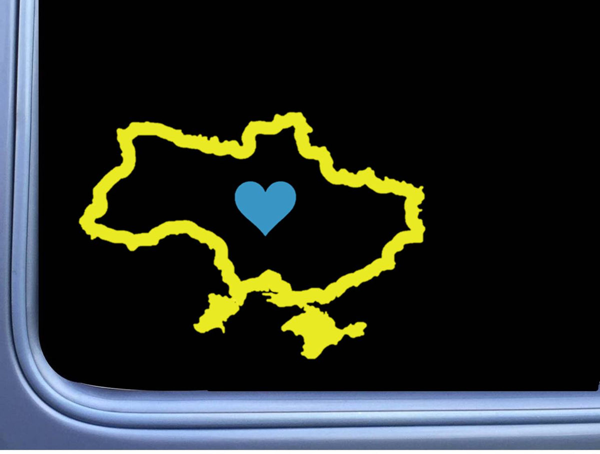 Ukraine Vinyl Decal – 6 Inch