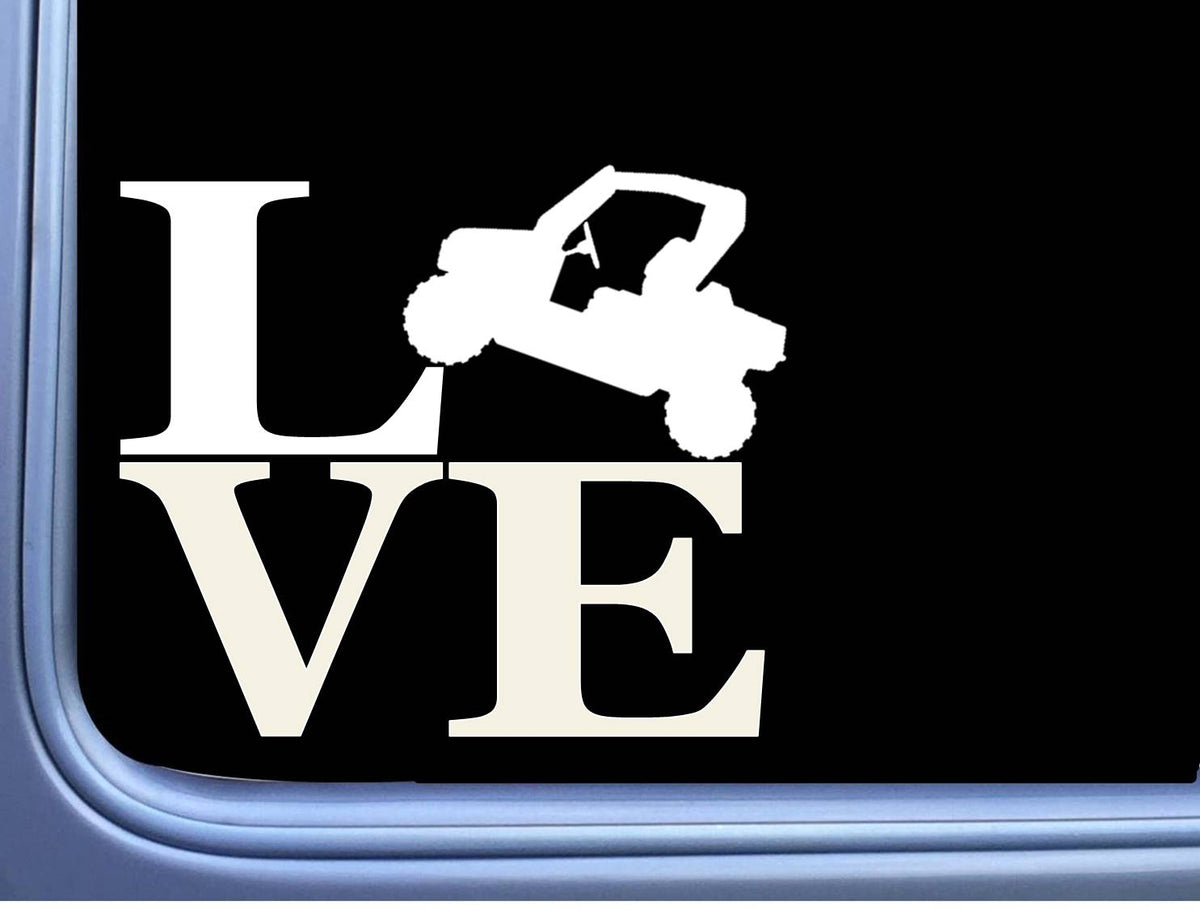 Utv Love Vinyl Decal – 6 Inch