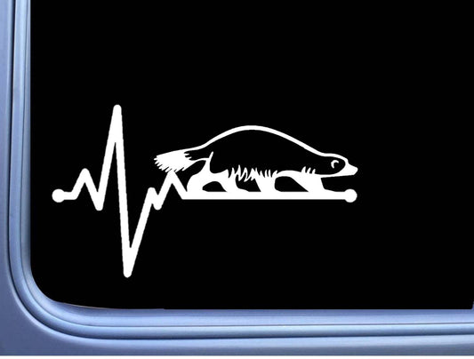 Wolverine Lifeline Heartbeat Vinyl Decal – 8 Inch