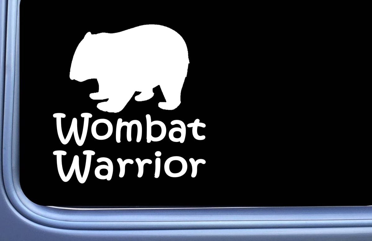 Wombat Warrior Vinyl Decal – 6 Inch